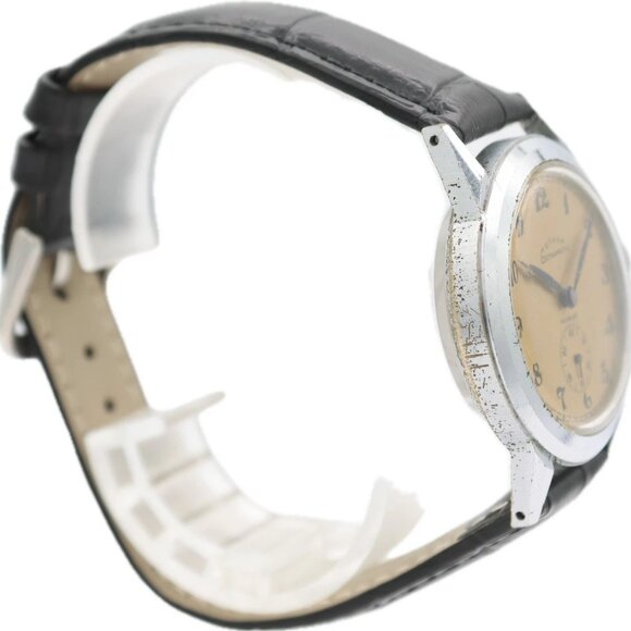 Vintage 34mm Gotham Gothamatic Men's Bumper Automatic Wristwatch USA Base Metal - Picture 2 of 3